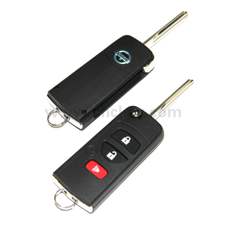 Nissan 3 keys  Folding shell