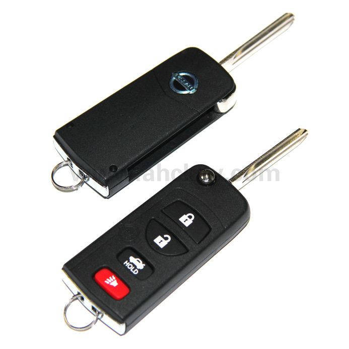 Nissan 4 keys  Folding shell