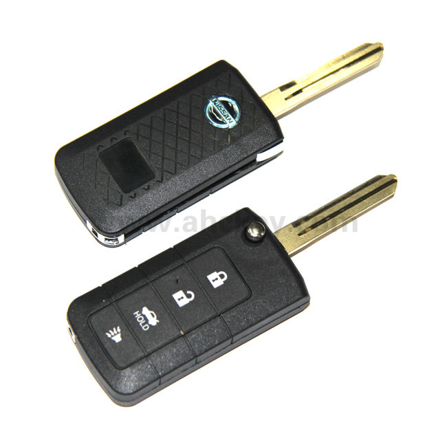 Nissan 4 keys  Folding shell